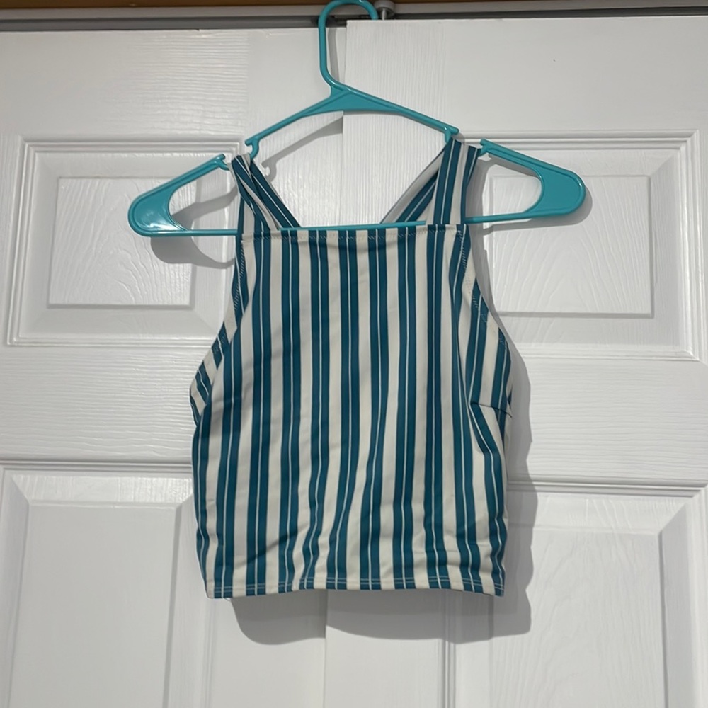 Bathing Suit Striped Top
